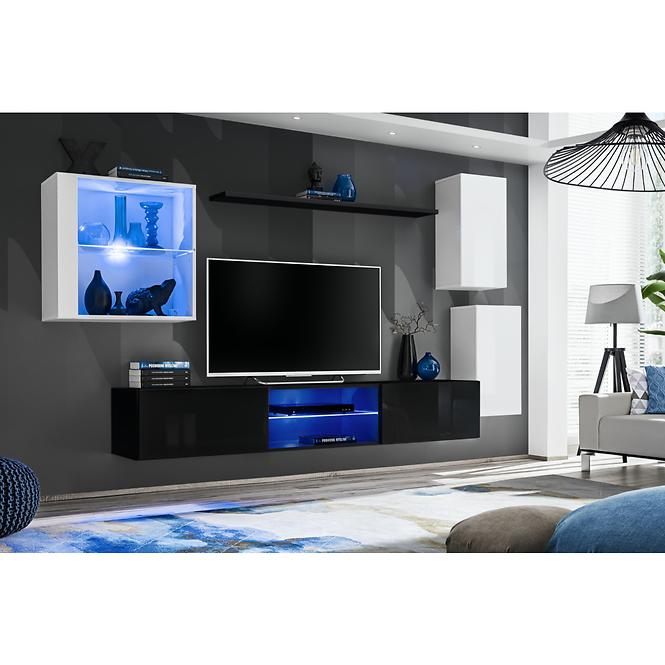Szekrény 3 Switch fekete,6