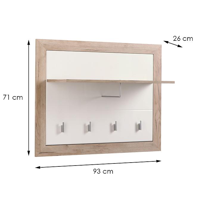 Fogas Astor szürke tölgy / fehér fényű,4