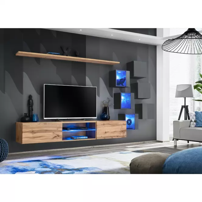 Fali szekrény Switch SW 5 grafit