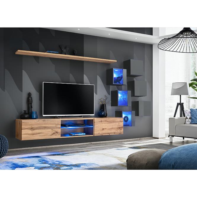 Fali szekrény Switch SW 5 grafit