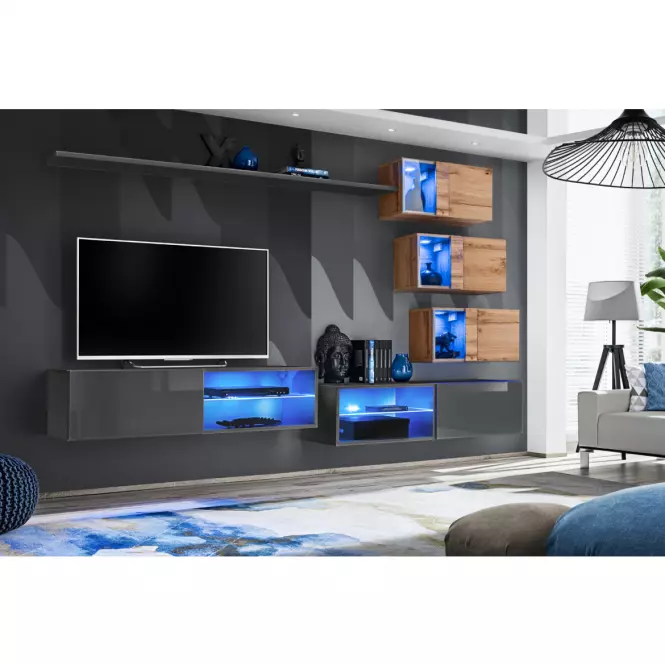 Fali szekrény Switch SW 5 wotan