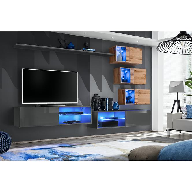 Fali szekrény Switch SW 5 wotan
