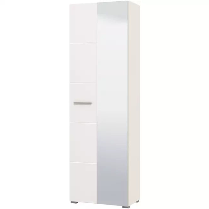 Szekrény Beny 60 2d fehér /fehér fényes 11008561