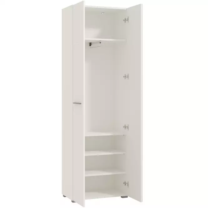 Szekrény Beny 60 2d fehér /fehér fényes 11008561