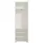 Szekrény Beny 60 2d fehér /fehér fényes 11008561,7
