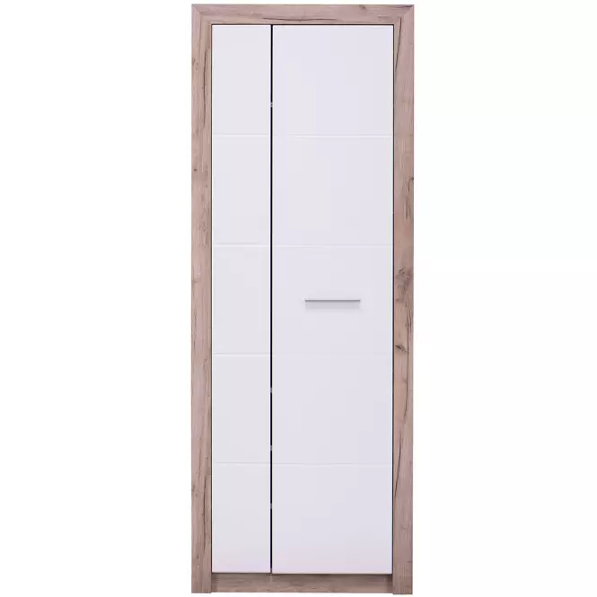 Szekrény Astor  Tölgy szürke/fehér fényes11008564
