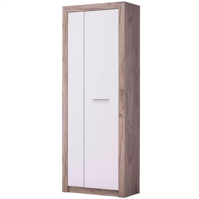 Szekrény Astor  Tölgy szürke/fehér fényes11008564,4