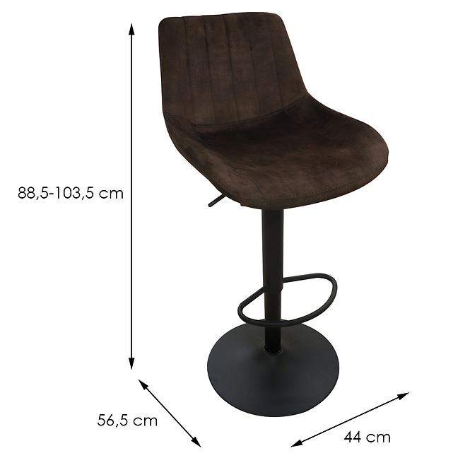 Bárszék WY-5193Y DARK BROWN 116-27