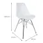 Szék DM44-39B WHITE,2