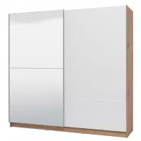 Szekrény Mondego 220 artisan/fehér fényű