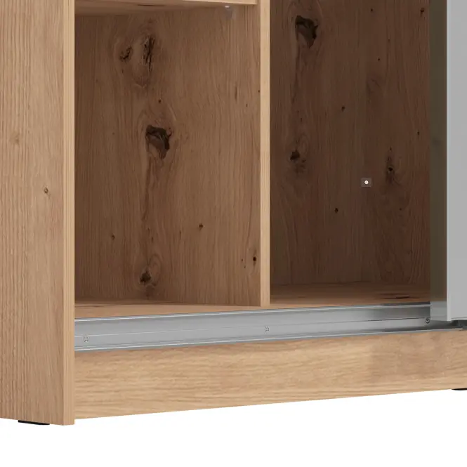 Szekrény Mondego 220 artisan/fehér fényű,8