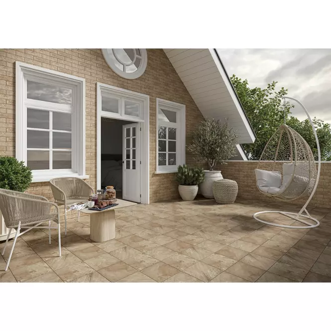 Csempe Lépcsőlap Mattone Pietra Beige 30/30,4