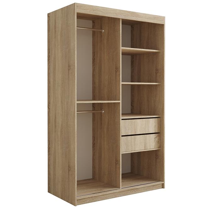 Szekrény Tapi 120 Dąb Sonoma/szürke