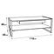 Dohányzóasztal Solletico tölgy spica heringbone/tölgy bartex,6
