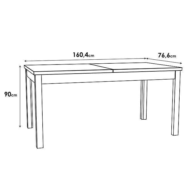 Asztal Solletico tölgy bartex,6