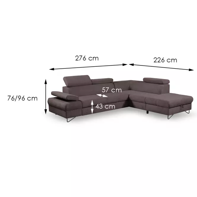 Sarokgarnitúra szett Flavo P Loft 4
