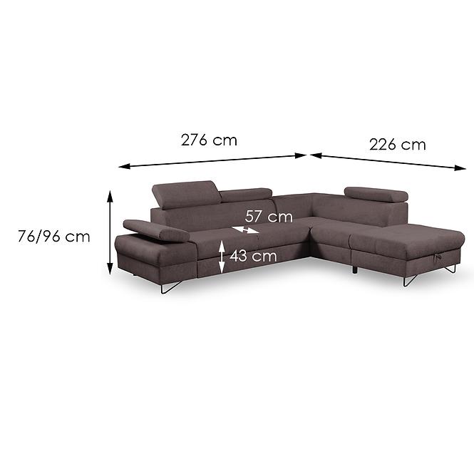 Sarokgarnitúra szett Flavo P Loft 4