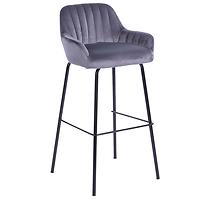 Bárszék  2-170a Grey Velvet