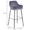 Bárszék  2-170a Grey Velvet,2