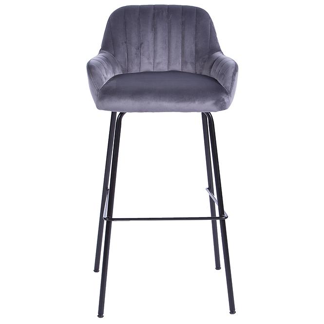 Bárszék  2-170a Grey Velvet