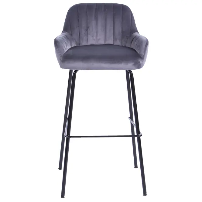Bárszék  2-170a Grey Velvet,4