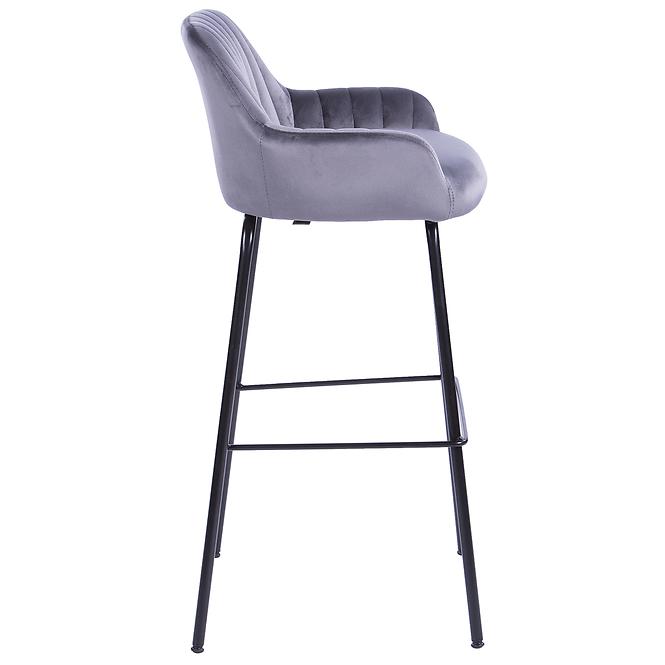 Bárszék  2-170a Grey Velvet