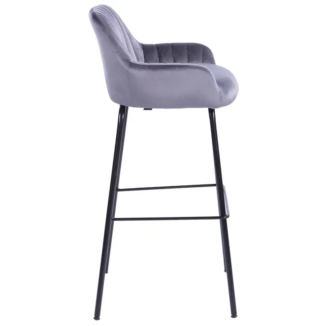 Bárszék  2-170a Grey Velvet,5