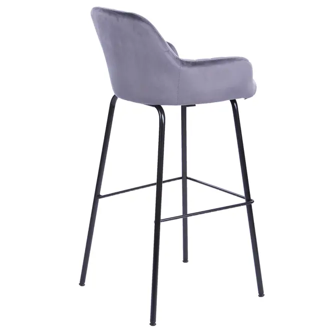 Bárszék  2-170a Grey Velvet,6