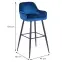 Bárszék  2-170ap Blue Velvet,2