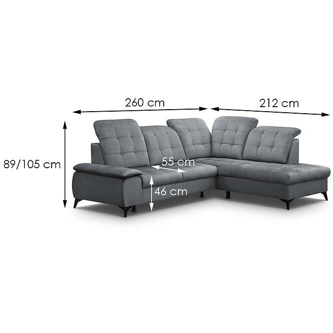 Sarokgarnitúra szett Betty P Element 23,9
