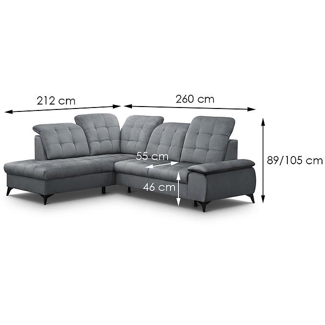 Sarokgarnitúra szett Betty L Element 23 Ant,9