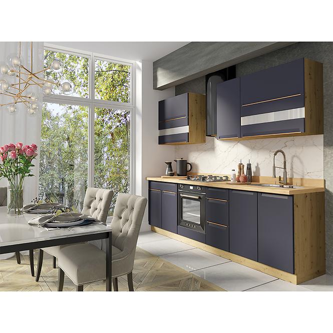 Konyhaszekrény Glamour47g Blue