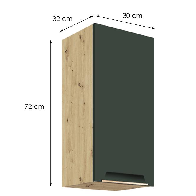 Konyhaszekrény Glamour 30g Green