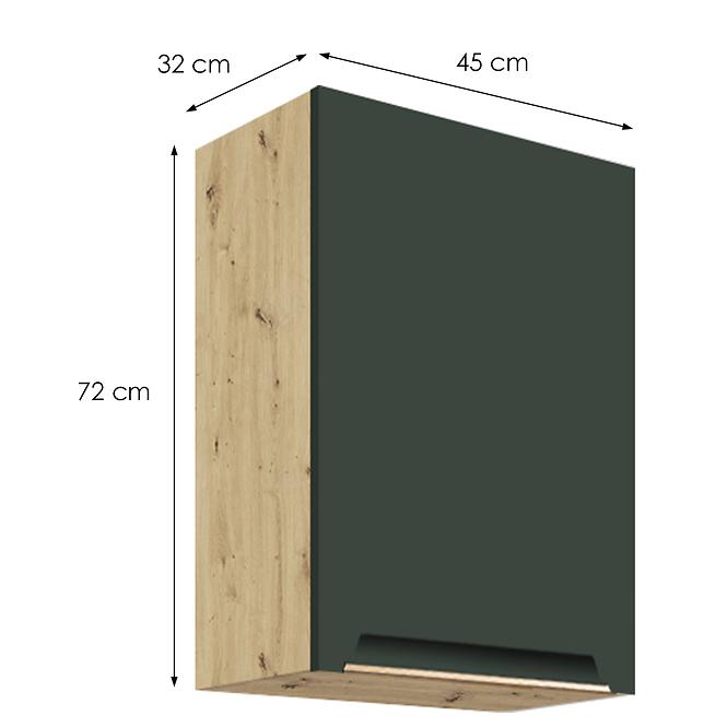 Konyhaszekrény Glamour 32g Green
