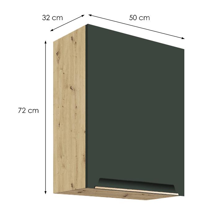 Konyhaszekrény Glamour 33g Green
