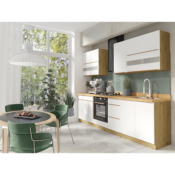 Konyhaszekrény Glamour47g White