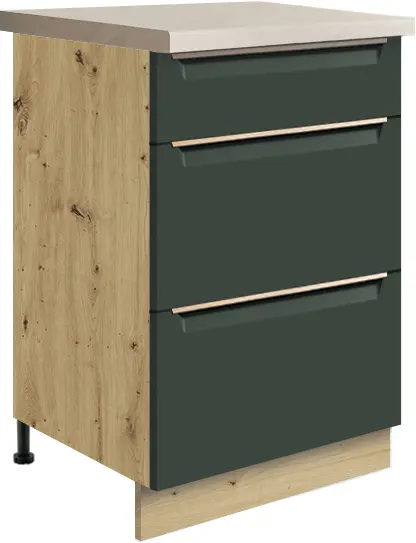 Konyhaszekrény Glamour9d Green