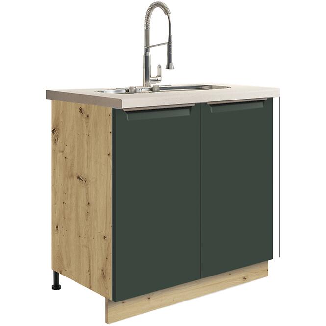 Konyhaszekrény Glamour12d Green