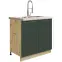 Konyhaszekrény Glamour12d Green