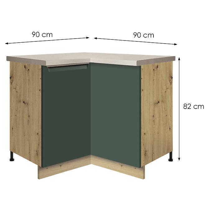 Konyhaszekrény Glamour 16d Uni Green Cargo