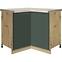 Konyhaszekrény Glamour 16d Uni Green Polc