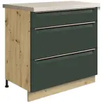 Konyhaszekrény Glamour 22d Green