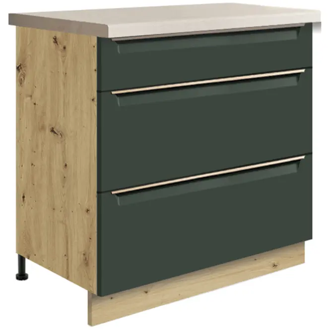 Konyhaszekrény Glamour 22d Green