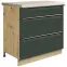 Konyhaszekrény Glamour 22d Green