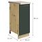 Konyhaszekrény Glamour 26d Green Cargo,2