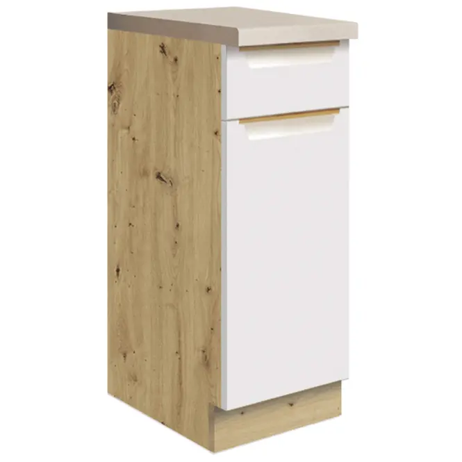 Konyhaszekrény Glamour1d White