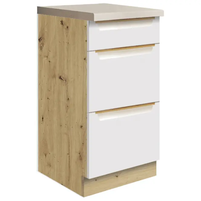 Konyhaszekrény Glamour8d White