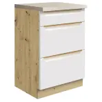 Konyhaszekrény Glamour9d White