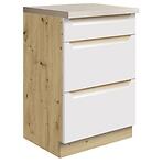 Konyhaszekrény Glamour9d White
