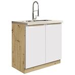Konyhaszekrény Glamour12d White